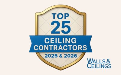 Two Years Running: Proud to Be a Top 25 Ceiling Contractor in the U.S. (2025 & 2026)