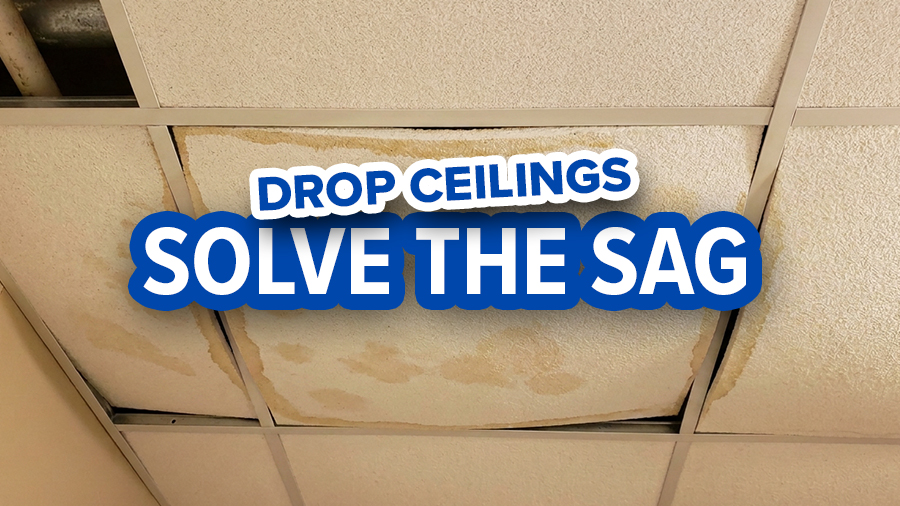 Why Is My Ceiling Tile Sagging? How Humidity Affects Drop Ceilings